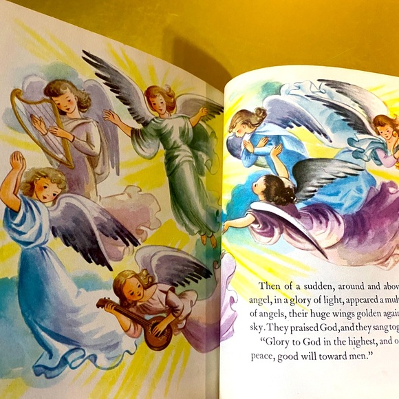 A LITTLE GOLDEN BOOK VTG 1946 THE STORY OF JESUS #27 HARDCOVER BOOK - Picture 5 of 15